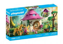 PLAYMOBIL MAGIC - MAISON DE FÉE AVEC LICORNE DORÉE #71838 (0326)